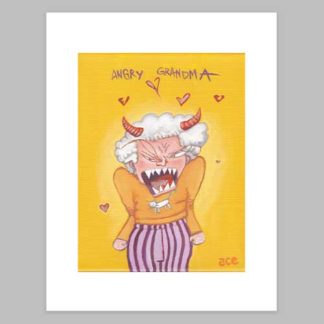 Angry Grandma Print Thumbnail
